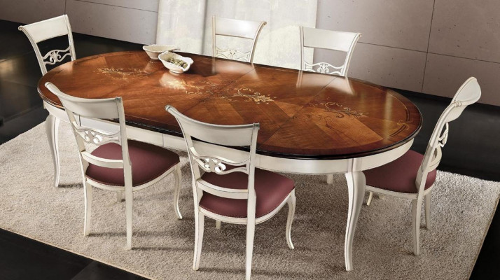 Massivholz Stiitchen Iesszëmmer Design Stull mat geschnëtzten Musteren Sëtzmiwwel Stull