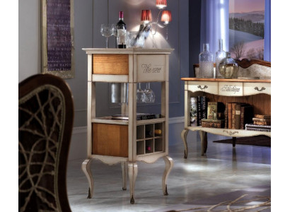 Hausbar Barschaf Bar Dësch Regal Wäiregal Wäischaf Luxus Schaf Vitrin