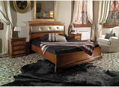 Bett Duebelbett Vaccari cav giovanni Massivholz Schlofzëmmer Design Miwwelen Nei