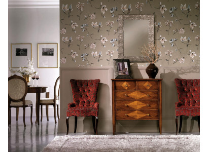 Wunnzëmmer Set Kommode Spigel Kommoden Garnitur Grupp Holz Design Schaf Neien