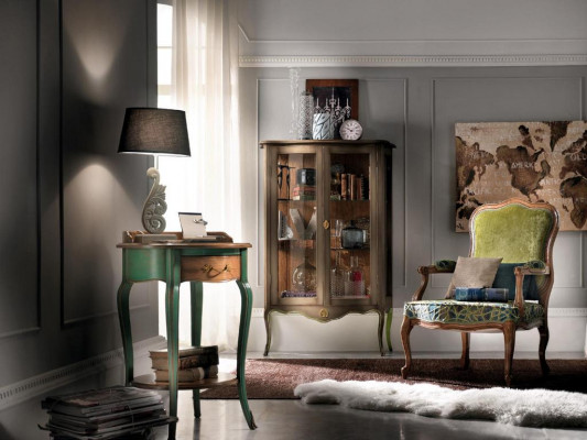 Glasvitrin Wunnzëmmer Vitrin Sideboard Vitrinen Iesszëmmer Sideboard Miwwelen Nei