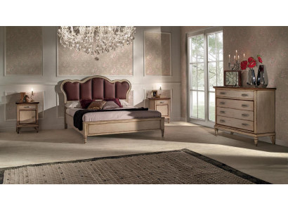 Bett Nuetsdësch Kommode Schlofkummer Set Design Klassesch Luxus Better Neit