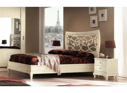Luxe Bett Nuetsdësch Better Duebel Bettgestell Set aus 3 Stéck. Schlofzëmmer.