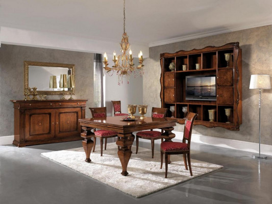 Wunnzëmmer Wandkiche Vitrinn Holz Wunnzëmmermiwwele TV Schaf Wand Design Neit