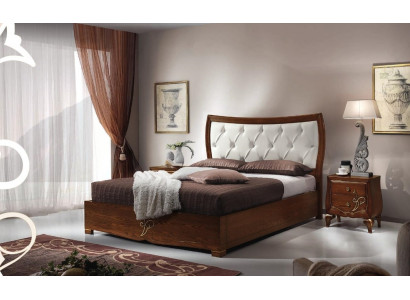 Bett Better Bettrahmen Holz Duebel Schlofzëmmer Braun Modern Duebelbett Miwwelen
