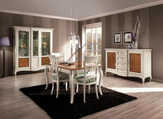 Dësch Miwwelen Iessdësch Naturholz Retro Stil Iesszëmmer Wunnzëmmer Iessdëscher Dëscher