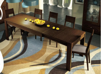 Iessdësch Auszuchs-Dësch Dëscher Iessdëscher Miwwelen XXL Holz Design Modern Nei