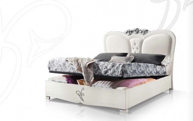 Schlofzëmmer Bett Nuetsdësch Better Luxus Bettframe Duebel Nuetsdëscher Set 3tlg