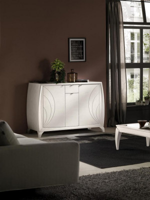 Kommod Schëffer Holz Sideboard Schaf Schief Massiv Kommoden Wunnzëmmer