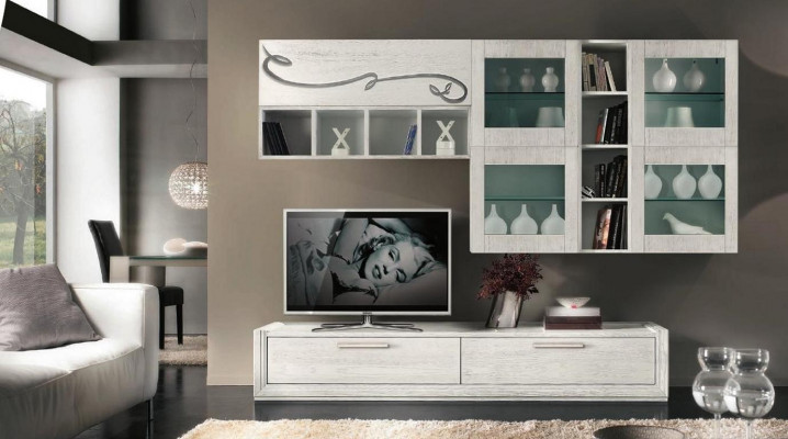 RTV Wunnwand TV Wand Unbaugank Stuff Miwwelen Wunnwänn Schaf Regal Luxus