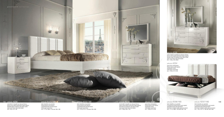 Schlofkummer Bett Nuetsdësch Grupp Better Luxus Bettrahmen Holz Design Set 3tlg.