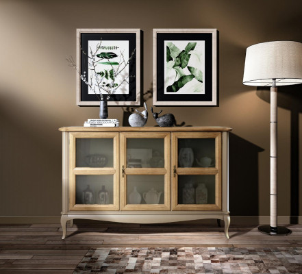 Kommode Sideboard Regal Schaf Schief Massiv Holz Miwwelen aus Italien Schranken