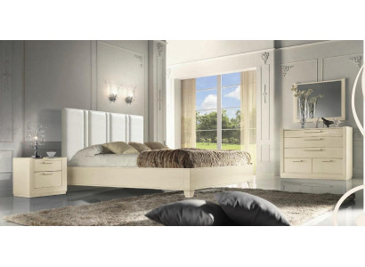 Schlofzëmmer Bett Nuetsdësch Holz Better Duebelbetter Bettgestell Nei Set 3tlg