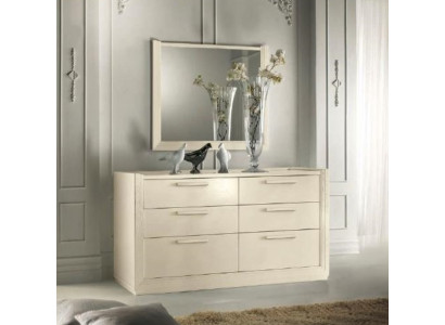 Kommod Spigel Kommodengrupp Holz Design Anrichte Side Schaf Regal Set 2-deelech.