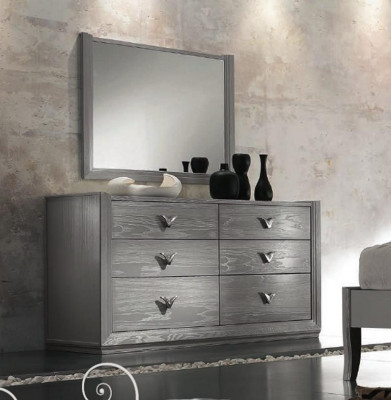 Kommode Spigel Garnitur Holz Designer Kommoden Schaf Regal Italien Set 2stéck.