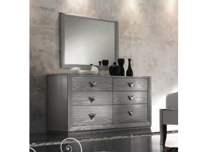 Kommode Spigel Garnitur Holz Designer Kommoden Schaf Regal Italien Set 2stéck.