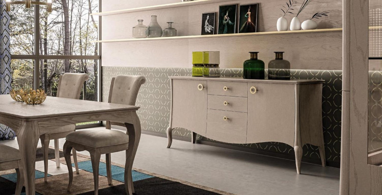 Kommod Sideboard Regal Schaf Regal Massiv Holz Miwwel aus Italien Schiefcher