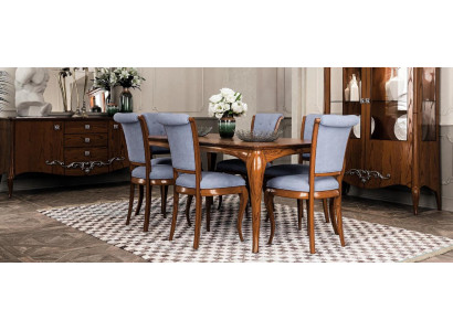 Stillen Wunnzëmmer Iesszëmmer Lehnstee Polsterstull ouni Armlehn Luxus Fauteuil
