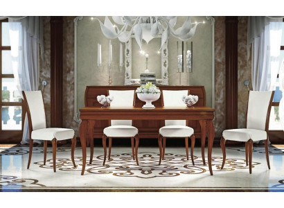 Luxus Iessdësch Dësch Dëscher Iessen Holz Modern Design Auszéibar Iesszëmmer Italienesch