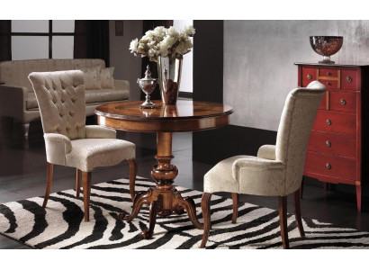 Ronnd Iessdësch Holz Dësch Modern Miwwelen Wunnzëmmer Dëscher Iessdëscher