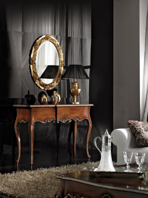 Konsole Dësch Konsolendëscher Miwwelen Holzkonsole Telefon Beistellmuebel Italienesch