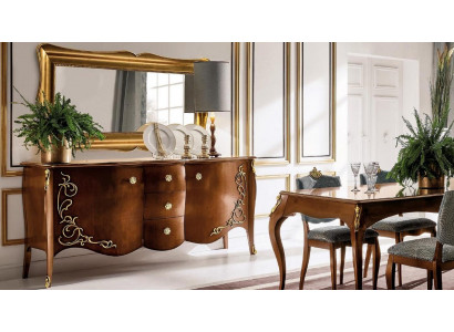 Miwwelen Kommod Sideboard Schaf Klassesch nei Kommoden Holz Schief Anrichte