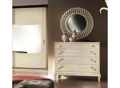 Kommode Spigel Holz Kommoden Garnitur Modern Schaf Konsole Miwwel Neit Set 2-Deeler