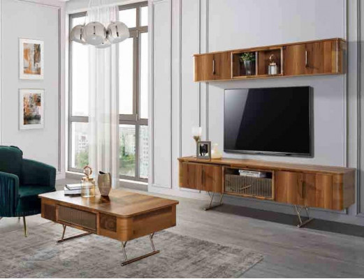 TV Miwwel Fernseeisch Design Fernsee Schaf Wunnwand Dësch RTV Schaf Niddregschaf