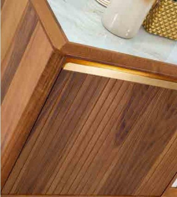 Säitendëscht Kommoden Set italienesch Miwwelen 2tl. Schaf Holz Kommode mat Spigel