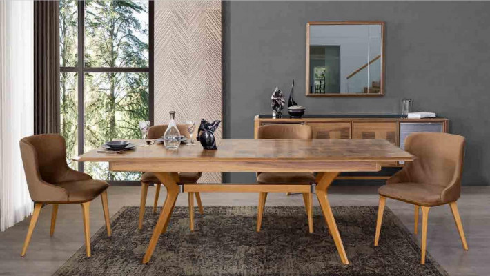 Anrichte Miwwel Schaf Garnitur Set 2-Teilig Kommode Spigel Neit Sideboard Kommoden