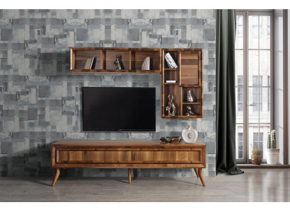 TV Schaf Miwwel Schief Regal Lowboard Kommode Italien RTV Wunnzëmmerschaf