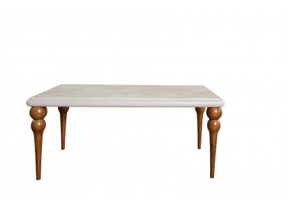 Marmor Optik Iessdësch Iesszëmmer Dëscher Miwwelen Kichen Iessdëscher Dëscher 180x94cm