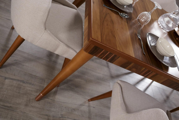 Iessdësch Holz Dëscher Stil Miwwelen Dësch italieneschen Luxus 160 x 90 Holzsdëscher