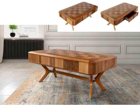 Couchtisch Kaffisdësch Luxus Bäizëll Dësch Design Dësch Wunnzëmmertësch Dëscher