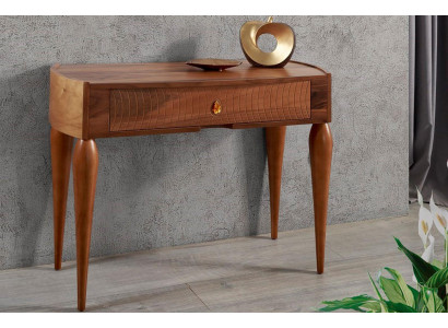 Sideboard Konsolendësch Holz Säitentëscher Wanddësch Konsol Miwwelen Konsolen Braun
