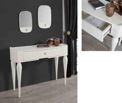 Sideboard Konsolendësch Holz Saitendëscher Wanddësch Konsol Miwwelen Konsolen 110cm