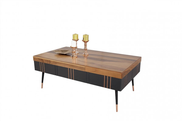 Kaffisdësch, Couchtisch, Dësch, Wunnzëmmer, Dëscher, Säitendësch, Holz, Sofa, 120x68cm