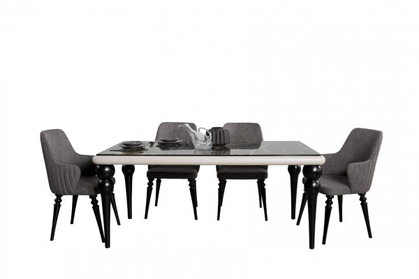 Wunnzëmmer Iesszëmmer Stull Holz Fauteuil Miwwelen Lehnstuhl Stull Luxus Miwwelen Grom