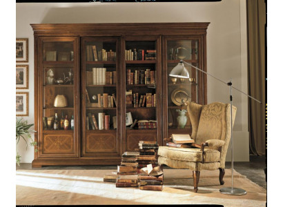 Büro Regal Schaf Tirang Büroschaf Glasdieren Miwwelen Design Massiv Holz