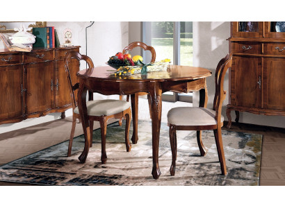 Iessdësch Ronndën Dësch Design Luxus Italienesch Miwwelen Holzmiwwelen Ronnd Dëscher Nei