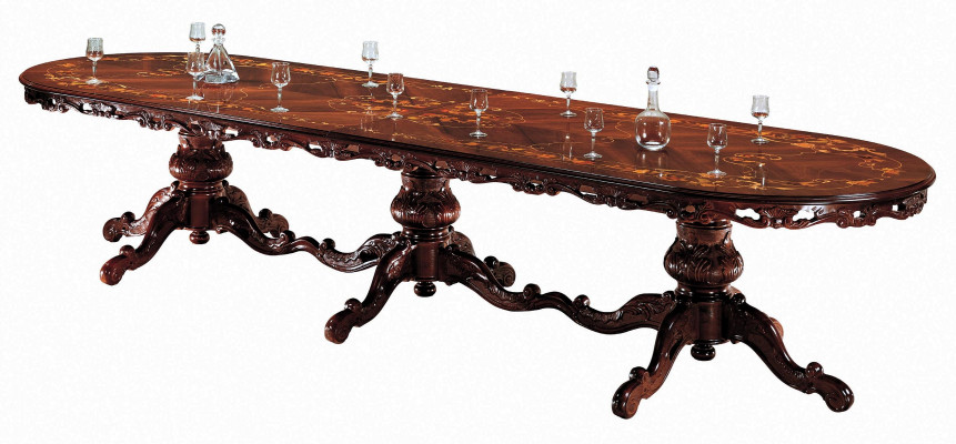 Iesszëmmer Dëscher Dësch Design Holz Miwwel Iessdësch Kinnékenmassivholz Miwwel