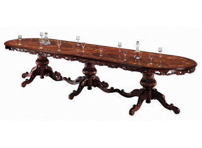 Iesszëmmer Dëscher Dësch Design Holz Miwwel Iessdësch Kinnékenmassivholz Miwwel