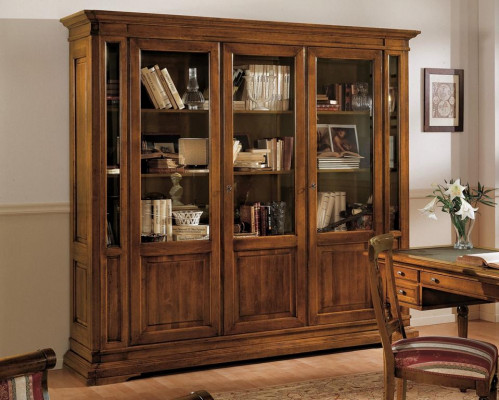 Büro Set Holzdësch Stull Bicherregal Schreibtisch Regal Schief 3tlg. Sets Nei