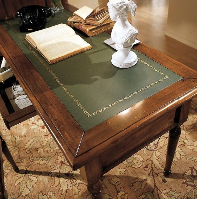 Büro Set Holzdësch Stull Bicherregal Schreibtisch Regal Schief 3tlg. Sets Nei