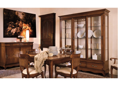 Glasvitrin Vitrine Vitrinen Schaf Regal Holzschaf System Regaler Wunnzëmmer