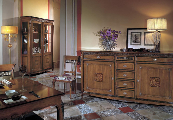 Side Low Board Schaf Wunnzëmmer Regal Luxus Designer Kommode Anrichte Nei