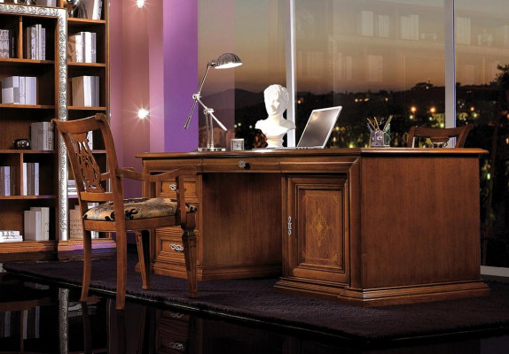 Designer Schreifdësch Dësch Miwwelen Büro Schreifdëscher Massivholz Dëscher Italien