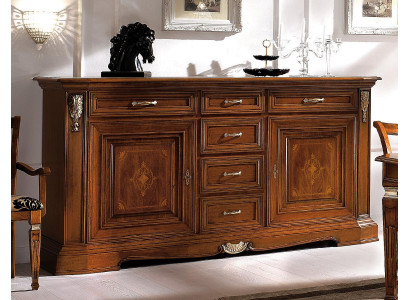 Kommoden Klassesch Kommode Sideboard Miwwel Holz Schief Anrichte arredoclassic