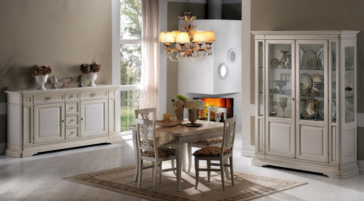 Wunnzëmmer Miwwelen Kommode Massivt Holz Vitrinen Glas Schaf Echt Holz Vitrin
