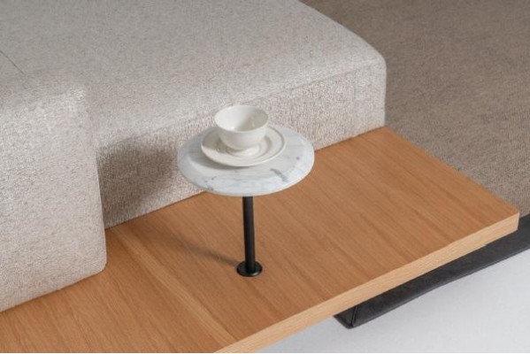 Wunnlandschaft Eckgarnitur L-Form Canapé Polster Stoff Eckssofa